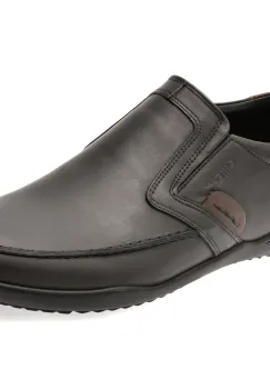 Pantofi OTTER negri, 220, din piele naturala imagine