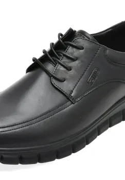 Pantofi OTTER negri, 328022, din piele naturala imagine