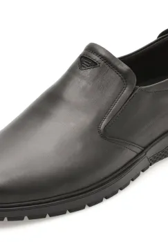 Pantofi OTTER negri, 556, din piele naturala imagine