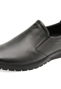 Pantofi OTTER negri, 556, din piele naturala imagine