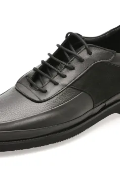 Pantofi OTTER negri, 813, din piele naturala imagine