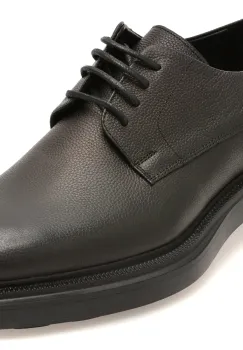 Pantofi OTTER negri, BR4326, din piele naturala imagine