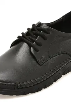 Pantofi OTTER negri, DD4106, din piele naturala imagine