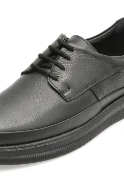 Pantofi OTTER negri, DD506, din piele naturala imagine