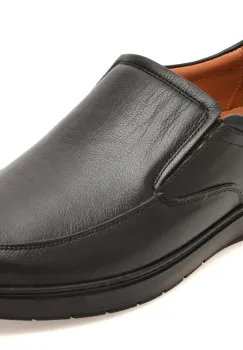 Pantofi OTTER negri, KC10928, din piele naturala imagine