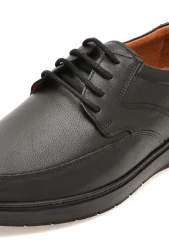 Pantofi OTTER negri, KC10929, din piele naturala imagine