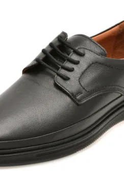 Pantofi OTTER negri, KC70998, din piele naturala imagine