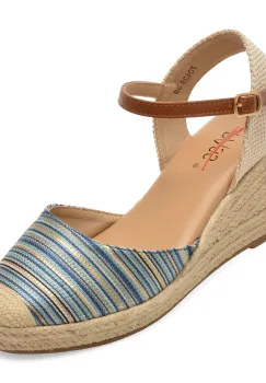 Pantofi PASS COLLECTION albastri, 70428, din material textil imagine