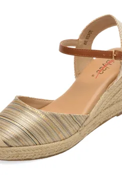Pantofi PASS COLLECTION bej, 70428, din material textil imagine