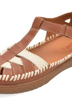 Pantofi PASS COLLECTION maro, KL60027, din piele naturala imagine