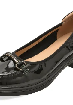 Pantofi PASS COLLECTION negri, DL60012, din piele naturala lacuita imagine