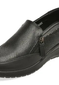 Pantofi PASS COLLECTION negri, J860021, din piele naturala imagine