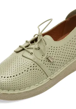 Pantofi PASS COLLECTION verzi, KL60016, din piele naturala imagine