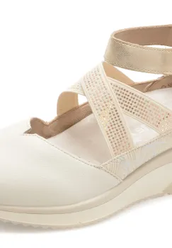 Pantofi REMONTE bej, D2411, din piele naturala imagine