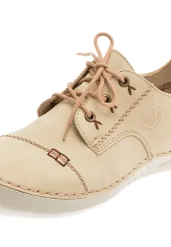 Pantofi RIEKER bej, 52520, din piele ecologica imagine