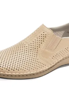 Pantofi RIEKER bej, 5297, din piele naturala imagine