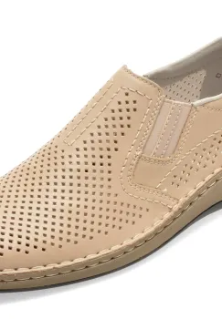 Pantofi RIEKER bej, 5297, din piele naturala imagine