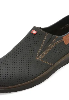 Pantofi RIEKER bleumarin, 10452, din piele naturala imagine