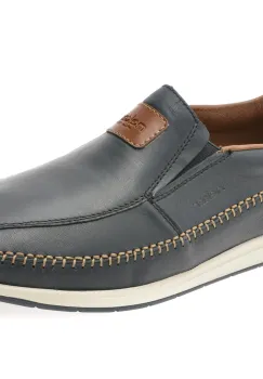 Pantofi RIEKER bleumarin, 11962, din piele naturala imagine