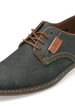 Pantofi RIEKER bleumarin, 13439, din piele naturala imagine