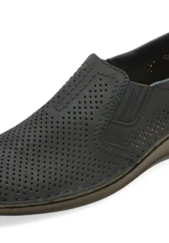 Pantofi RIEKER bleumarin, 5297, din piele naturala imagine