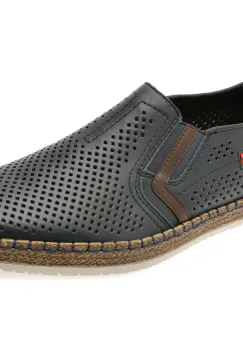 Pantofi RIEKER bleumarin, B5297, din piele naturala imagine