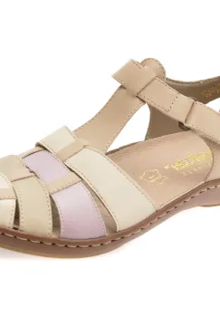 Pantofi RIEKER gri, 45869, din piele naturala imagine