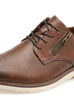 Pantofi RIEKER maro, 14412, din piele naturala imagine