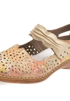 Pantofi RIEKER multicolor, 41399, din piele naturala imagine