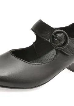 Pantofi RIEKER negri, 41756, din piele naturala imagine