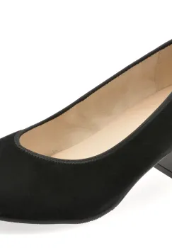 Pantofi RIEKER negri, 44650, din piele intoarsa imagine