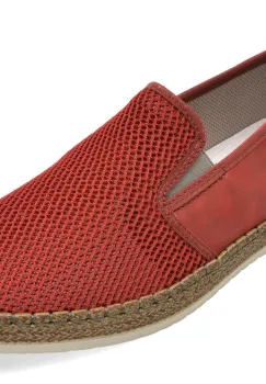 Pantofi RIEKER rosii, B5265, din material textil imagine
