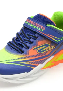 Pantofi SKECHERS albastri, FLEX-GLOW ULTRA, din material textil imagine