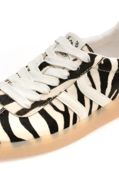 Pantofi sport ALDO alb-negru, CHICSNEAKER 122, din piele naturala imagine