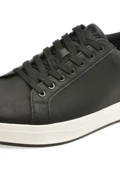 Pantofi sport ALDO alb-negru, SCOTTIEE 003, din piele ecologica imagine