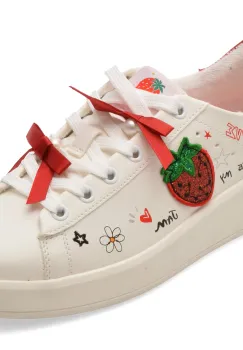 Pantofi sport ALDO albi, LOVESNEAKER 100, din piele ecologica imagine