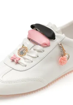 Pantofi sport ALDO albi, PRINCESS SNEAKER 100, din piele naturala imagine