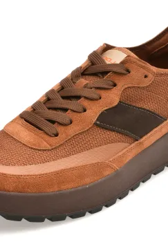 Pantofi sport ALDO maro, JULIUS 900, din material textil si piele naturala imagine