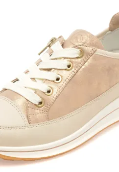 Pantofi sport ARA aurii, 24842, din piele naturala imagine