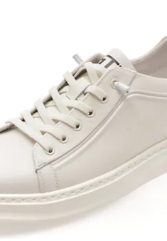 Pantofi sport BITE THE BULLET albi, 3001663, din piele naturala imagine