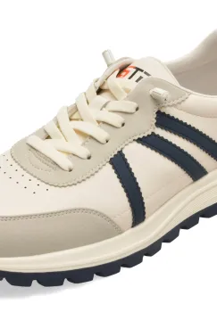 Pantofi sport BITE THE BULLET albi, A86009, din piele naturala imagine