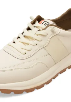 Pantofi sport BITE THE BULLET albi, A86029, din piele naturala imagine