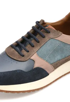 Pantofi sport BITE THE BULLET bleumarin, 31352, din piele naturala imagine