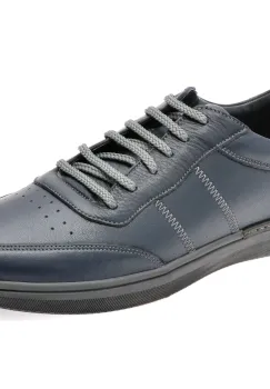 Pantofi sport BITE THE BULLET bleumarin, 3421, din piele naturala imagine