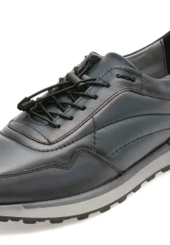 Pantofi sport BITE THE BULLET bleumarin, OY5080, din piele naturala imagine
