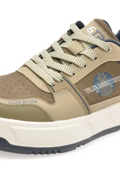 Pantofi sport BITE THE BULLET gri, 251209, din piele naturala imagine