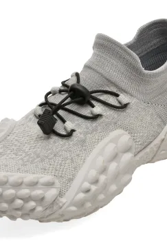 Pantofi sport BITE THE BULLET gri, G0082, din material textil imagine
