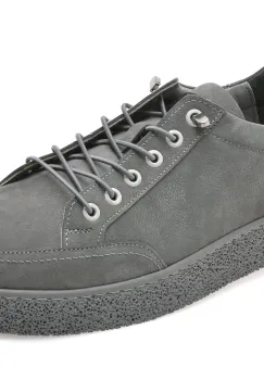 Pantofi sport BITE THE BULLET gri, RW1138, din nabuc imagine