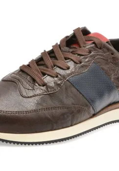 Pantofi sport BITE THE BULLET maro, 2111L, din piele naturala imagine