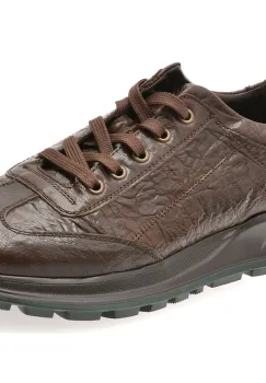 Pantofi sport BITE THE BULLET maro, 2131L, din piele naturala imagine